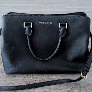 Michael Kors Savannah Leather Handbag Satchel Purse